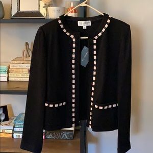 St. John - black jacket size 12 (w tags)